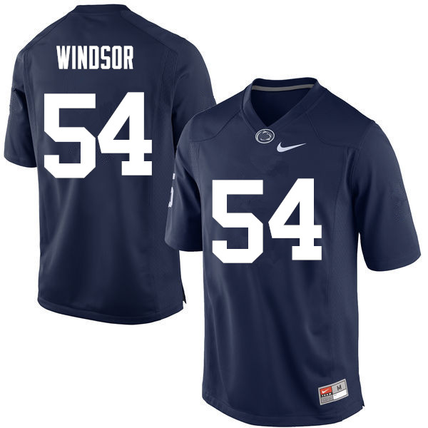 Men Penn State Nittany Lions #54 Robert Windsor College Football Jerseys-Navy